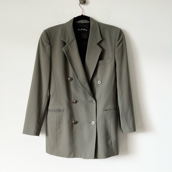 Vintage Wool Ann Freedberg Double Breast Blazer - Picture 7 of 15